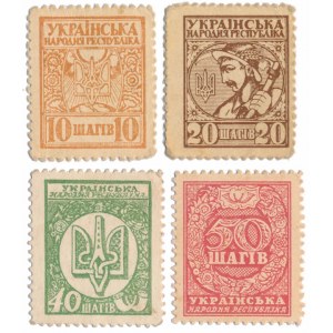 Ukrajina, 10 - 50 Shagiv 1918 (4ks)