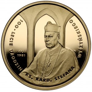 200 zlatých 2001 Kardinál Stefan Wyszyński