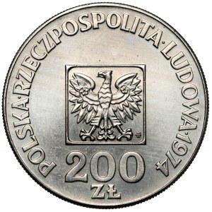 Sample NIKIEL 200 gold 1974 XXX years of communist Poland