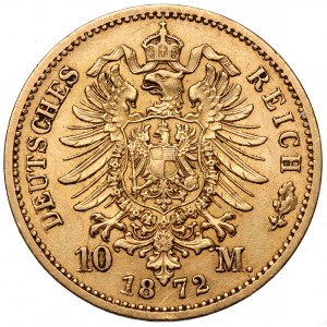 Prussia, Wilhelm I, 10 marks 1872-A