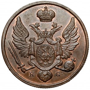 3 Polish pennies 1831 KG - new minting, Warsaw