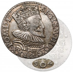 Zygmunt III Waza, Trojak Malbork 1594 - najrzadsza odmiana