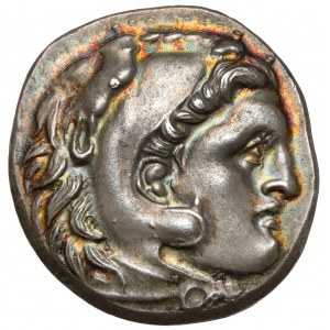 Řecko, Alexandr III Veliký, Drachma (~294 př. n. l.) Milet - krásný