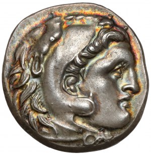 Grecja, Aleksander III Wielki, Drachma (~294 p.n.e.) Milet - piękna