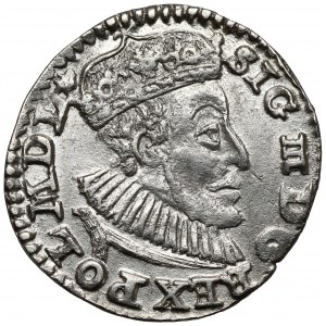 Zygmunt III Waza, Trojak Olkusz 1591 - ozdobna - rzadki