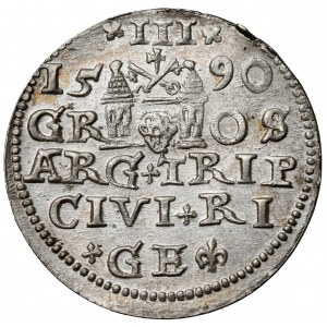 Sigismund III. Vasa, Troika Riga 1590