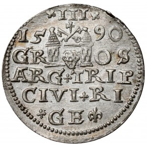 Sigismund III Vasa, Troika Riga 1590