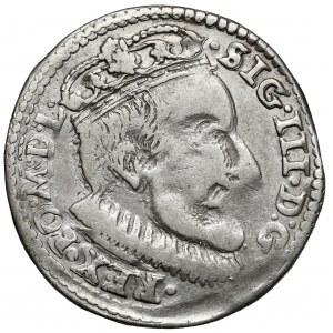 Žigmund III Vaza, Trojak Poznaň 1588 - VEĽKÁ hlava - B.RARE