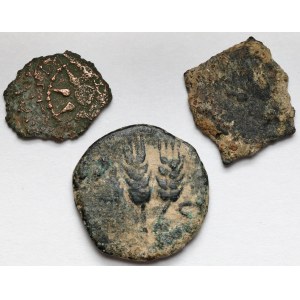 Greece, Judea, Prutah and Lepton set (3pcs)