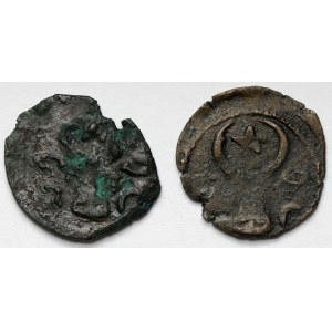 Moldavian Hospodardom, Alexander I (1400-1432), Suceava half-penny - set (2pcs)