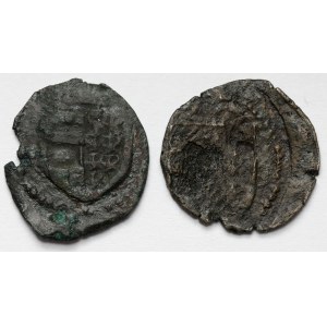 Moldawisches Reich, Alexander I. (1400-1432), Suceava halber Pfennig - Satz (2 St.)