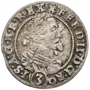 Śląsk, Ferdynand II, 3 krajcary 1630 PH, Wrocław - Hema