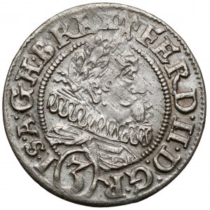 Slezsko, Ferdinand II, 3 krajcara 1628 HR, Wrocław