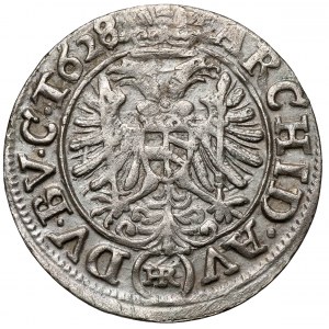 Sliezsko, Ferdinand II, 3 krajcara 1628 HR, Wrocław