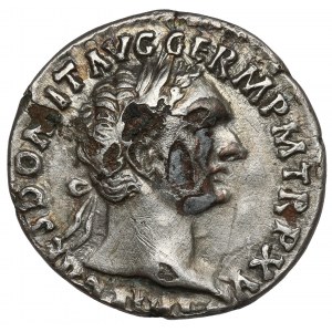 Domitian (81-96 n. Chr.) Denarius Subaeratus