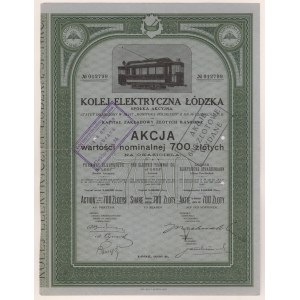 Kolej Elektryczna Łódzka, Em.3, 700 zł 1926