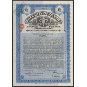 Gdaňsk, tabákový monopol, 50 liber 1927