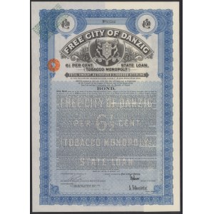 Gdansk, tabakový monopol, 50 libier 1927
