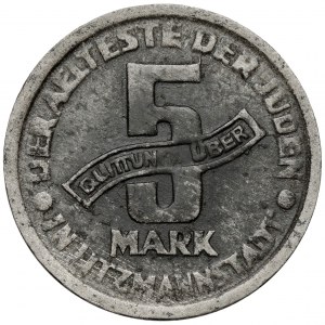 Ghetto Lodz, 5 marks 1943 Mg