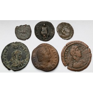 Cesarstwo Rzymskie, IV wiek - zestaw monet (6szt)