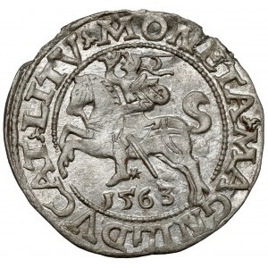 Sigismund II. Augustus, halber Pfennig Vilnius 1563