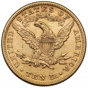 USA, $10 1881