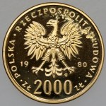 2.000 Gold 1980 Lake Placid - Springen