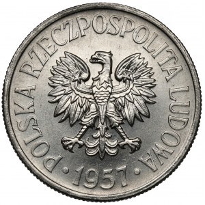 Muster Nickel 50 Pfennige 1957