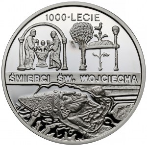 10 złotych 1997 - 1000-lecie śmierci św.Wojciecha