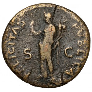 Titus (79-81 n. Chr.) As, Lugdunum