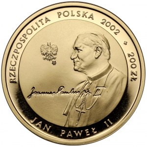 200 zlatých 2002 Ján Pavol II - Pontifex Maximus