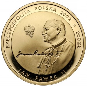 200 zlatých 2002 Ján Pavol II - Pontifex Maximus