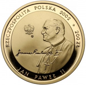 200 zlatých 2002 Jan Pavel II - Pontifex Maximus