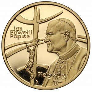 100 zlotých 1999 Ján Pavol II - pápežský pútnik