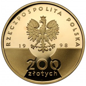 200 zloty 1998 20th anniversary of the pontificate of John Paul II