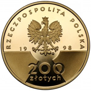 200 Zloty 1998 20. Jahrestag des Pontifikats von Johannes Paul II.