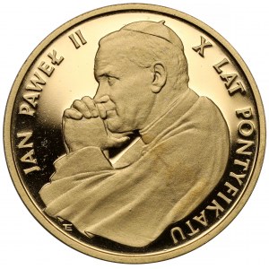 5 000 zlatých 1988 Ján Pavol II - X rokov pontifikátu