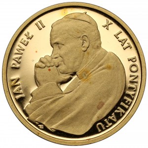 2 000 zlatých 1988 Jan Pavel II. - X let pontifikátu