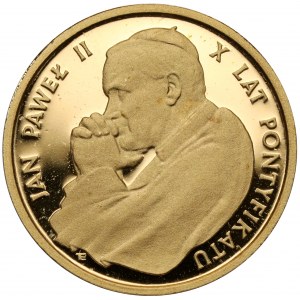 1,000 gold 1988 John Paul II - X years of the pontificate