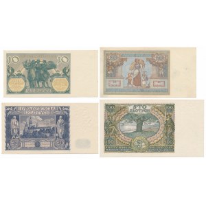 Zestaw banknotów polskich 1929-1936 (4szt)