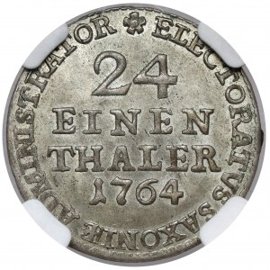 Saxony, Xaver, 1/24 thaler 1764 EDC