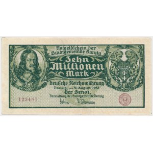 Gdańsk, 10 mln marek 1923