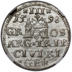 Sigismund III Vasa, Troika Riga 1598