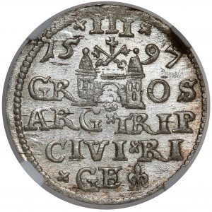 Zygmunt III Waza, Trojak Ryga 1597