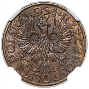 5 pennies 1934 - rare and beautiful