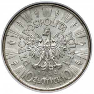Pilsudski 10 zloty 1936