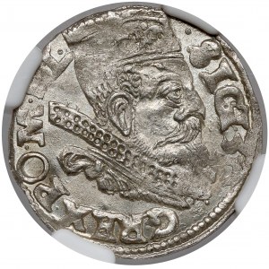 Zygmunt III Waza, Trojak Wschowa 1598 - F z lewej - piękny
