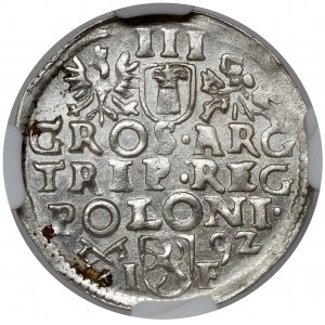 Sigismund III Vasa, Trojak Poznań 1592 - minted