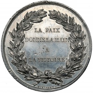 Francúzsko, medaila 1802 - La Paix Donne la Main à Victoire