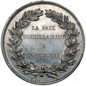 Frankreich, Medaille 1802 - La Paix Donne la Main à Victoire